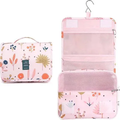 Immagine prodotto di Borsa da toilette pieghevole Famanu: impermeabile e pratica, ideale per donne e bambini