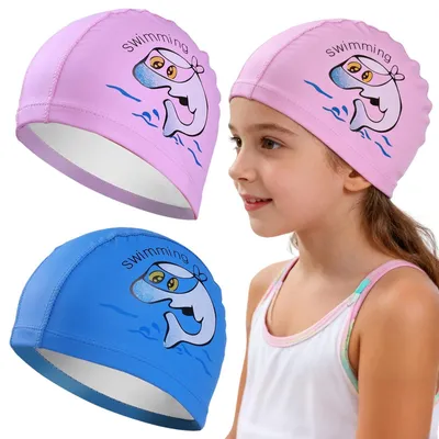 Productafbeelding van Siliconen Zwemcap voor Kinderen - 2 Stuks, Waterdicht en Antislip