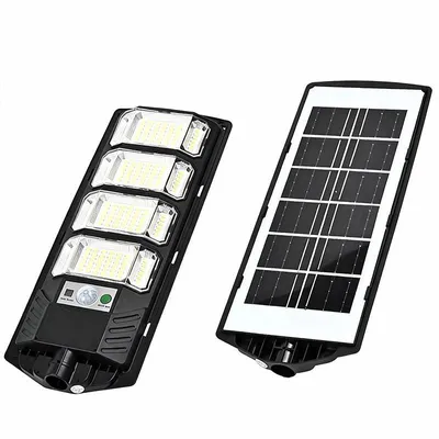 Produktbild von Solar Wandleuchte mit Bewegungsmelder & LED Außenlampe 400W äquivalent – Solarlampe für Garten & Wege, 192 LEDs, 3 Montagearten