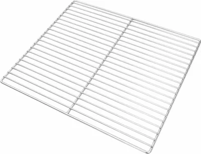 Immagine prodotto di vidaXL Griglia argento 45 x 40 cm in acciaio inox