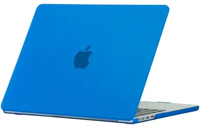 Produktbild von Mobigear Schutzhülle für MacBook Pro 13 Zoll (2016-2023), Hartschalenhülle, MacBook Case - Dunkelblau - Modell A1706 / A1708 / A1989 / A2159 / A2289 / A2251 / A2338