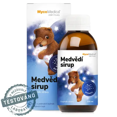 Obrázek produktu pro MycoMedica Medvědí sirup 200ml, doplněk stravy