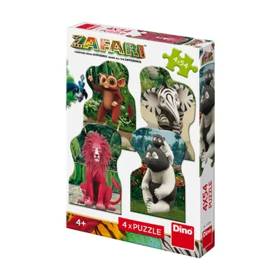 Zdjęcie produktu dla Puzzle 4v1 Zafari: Zoomba the Camaraderie