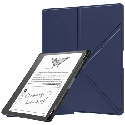 Obrázek produktu pro Obal na tablet Amazon Kindle Scribe 2022 (1. generace) s funkcí psaní 10,2", tenký, s funkcí stojánku a automatickým uspáním/probuzením, modrý