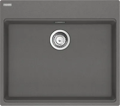 Produktbild von Franke Maris MRG 610-60 C Einbauspüle Steingrau Fragranite für Unterschrank ab 70 cm, Handbetätigung - INKL.