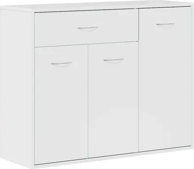 Produktbild von vidaXL Sideboard Hochglanz-Weiß 88x30x70 cm Holzwerkstoff