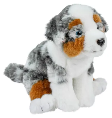 Produktbild von Kuscheltier Australian Shepherd sitzend 23 cm Plüschhund