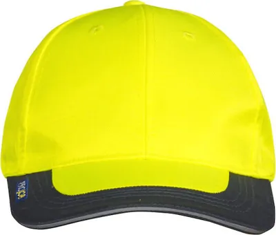 Produktbild von Kappe Modell 9013 mit Sicherheitsfunktion, Reflektor-Klettverschluss und gebogenem Schirm