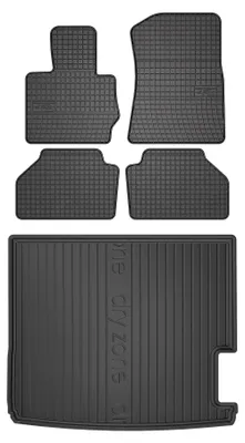 Obrázek produktu pro Gumové autokoberce SolidPRO + vana kufru DryZone pro: BMW X3 F25 2010-2017 SUV 5 ks