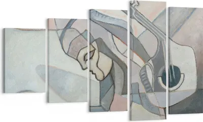 Produktbild von Bild auf Leinwand - Leinwandbild - Abstraktion modern - 100x60cm - Wand Bild - Wanddeko - Leinwanddruck - Bilder - Kunstdruck - Wanddekoration - Leinwand bilder - Wandkunst - EG100x60-3739