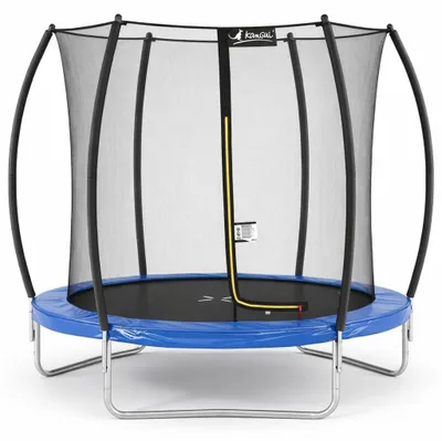 Image de KANGUI Trampoline rond Ø250cm avec filet de sécurité intérieur - Bleu - FPR 250