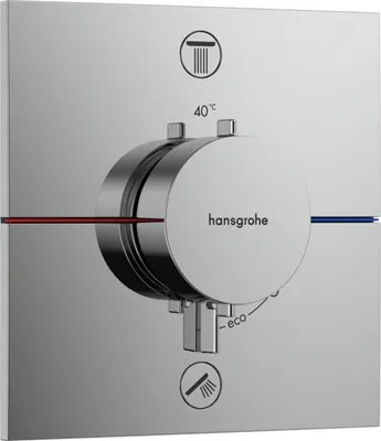 Produktbild von hansgrohe Thermostat UP ShowerSelect Comfort E Fertigset 2 Verbraucher chrom, 1 Stk.