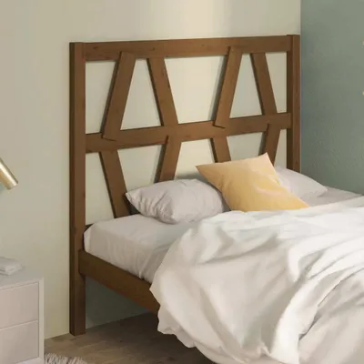 Produktbild von vidaXL Kopfteil Honigbraun 81x4x100 cm Massivholz Kiefer - Kopfteil - Kopfteile - Bettkopfteil - Holzkopfteil