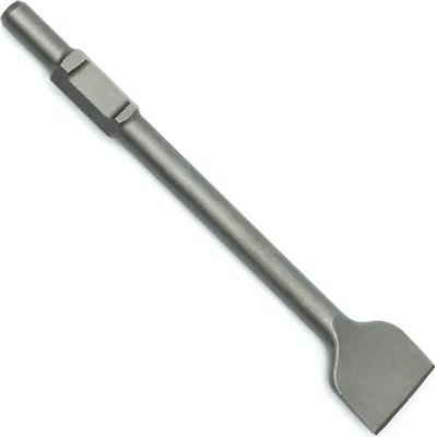 Produktbild von Profi Breitmeißel 410 mm für Abbruchhammer mit 30 mm SDS-HEX Sechskant Aufnahme, vielseitig einsetzbar, Spatmeißel aus robustem Metall SN1412