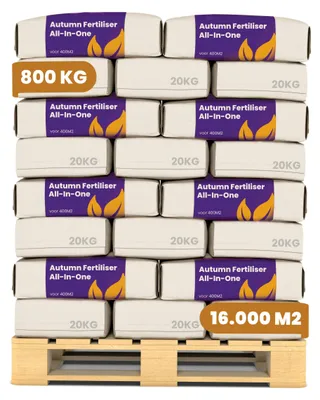 Obrázek produktu pro Jesenné Trávnikové Hnojivo All-in-One 800 kg (40×20 kg) – 16 000 m2 – NPK 6-3-12 + 3MgO