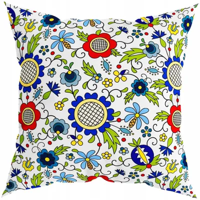 Image de Kortina Housse de coussin motif kaszubski décorative 40x40