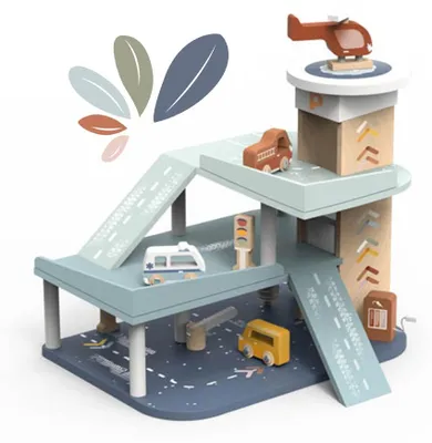 Image de Garage avec petites voitures, Speedy Monkey
