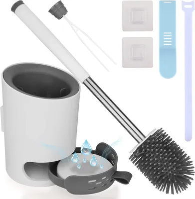 Image de Brosse WC en silicone et