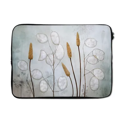 Produktbild von MuchoWow® Laptop Hülle 13 Zoll Stilleben - Trockenblumen - Natur Laptoptasche - Laptophülle - Sleeve - Rundumschutz