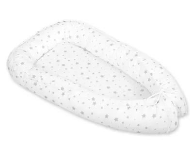 Obrázek produktu pro Hnízdo pro miminko - mini šedé hvězdičky