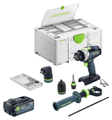 Image de Festool TPC 18/4 I-Basic-Set Perceuse-visseuse à percussion sans fil 18 V 75 Nm Brushless + 1x batterie 8,0 Ah + chargeur rapide + Systainer