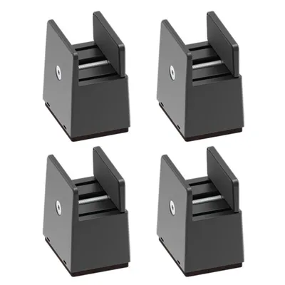 Produktbild von 4 Stück Möbelerhöhung 5cm, Verstellbarer Möbelerhöhung für Schränke, Betten, Sofas, Tische, Stühle(10-37 mm)
