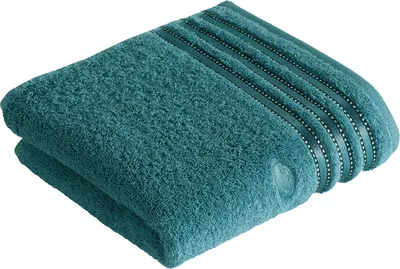 Produktbild von Vossen - Frottier Handtuch in verschiedenen Größen und Farben, Cult de Luxe (8835/2408) , Größe: Handtücher (50x100 cm), Farbe:Lagoon (589)