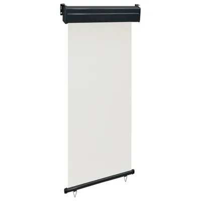 Image de The Living Store Store latéral pour balcon 80 × 250 cm blanc crème