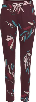 Produktbild von s.Oliver Pyjamahose bordeaux-geblümt Größe 44/46