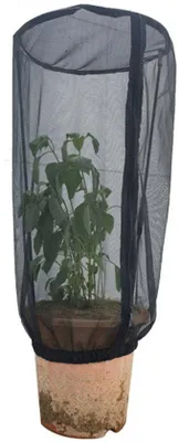 Produktbild von Gartenzaun - 2 Stück Vogelschutzgitternetz mit Riemen, Schutzgitter für Gemüsebeete, Blumen, Sträucher, Bäume