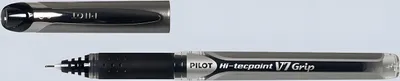Image de PILOT Tintenroller Hi-tecpoint V7 Grip, Strichfarbe: schwarz