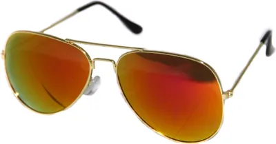 Produktbild von Piloten-Brille, gold rot