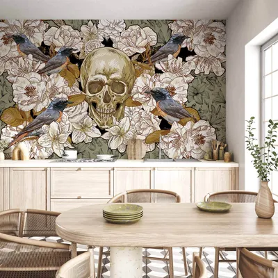 Produktbild von Vlies Fototapete - Among flowers 250x175 cm Blumen b-A-0169-a-b