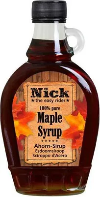 Produktbild von Nick Maple Syrup 250 Ml Flasche Von wildwachsenden Ahornbäumen Aromatisch & Mild
