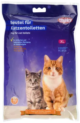 Produktbild von Katzenstreubeutel XL, 10 Stück, 71x57 cm, für Katzenklos