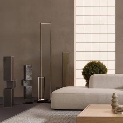 Productafbeelding van Vloerlapm Alis design zwart