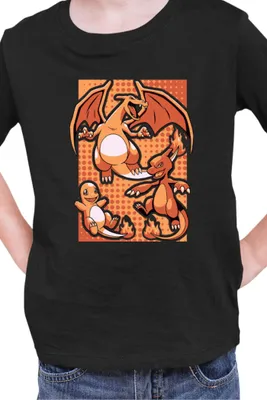 Obrázek produktu pro Dětské Triko Japan Manga Anime Comics Pokemon 020, / Černá