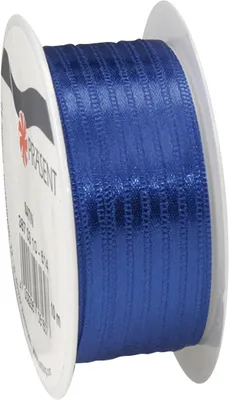 Produktbild von Satinband, 3 mm, Rolle à 10 m Blau