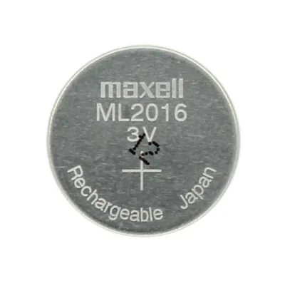 Zdjęcie produktu dla maxell – ML2016 – bateria litowo-manganowa 3 V, 25 mAh bez wyprowadzeń lutowniczych [odprowadzacz]
