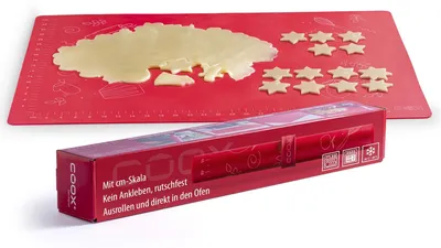 Image de Tapis de cuisson en silicone avec fermeture élastique, 60 cm