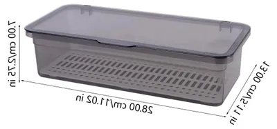 Produktbild von 3Er-Pack Besteckkasten mit Deckel Küchenschubladen-Organizer Küchenbesteckkasten Utensilien-Schubladen-Organizer mit Deckel Arbeitsplatten-Besteck-Aufbewahrungsbehälter