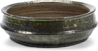 Produktbild von Serax Blumentopf-Pflanzschale Dune Kelly Wearstler Grün-Dunkelgrün D 49 cm H 15,3 cm