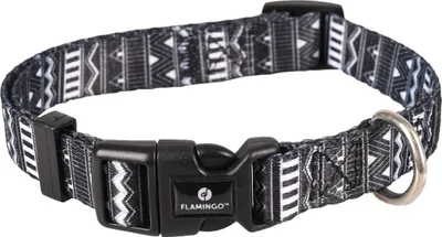 Immagine prodotto di Collare a fenicottero Sadie nero/bianco, dimensioni: 30-45 cm / 15 mm