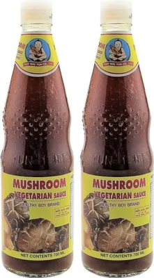Produktbild von Healthy Boy Brand Vegetarische Sauce aus Pilzen [ 2x 700ml ]
