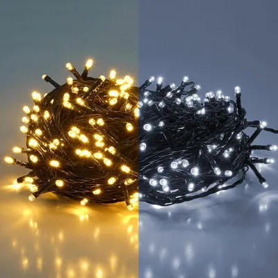 Zdjęcie produktu dla 26 metrów - 360 diod LED, świąteczna girlanda do dekoracji choinki (23 metry + 2 metry - oświetlenie choinkowe do użytku zewnętrznego, 31 V, z 8 trybami i funkcją pamięci)