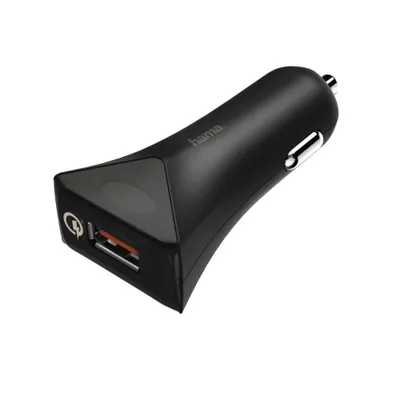 Image de Hama Chargeur de voiture Quick Charge 3,Noir, 00178239