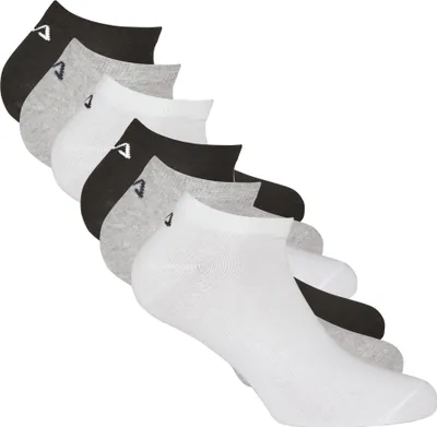 Produktbild von FILA Unisex Sneaker Socken, 6er Pack - Invisible, kurze Socken, Logo (2x 3 Paar) Classic 35-38