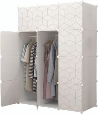 Produktbild von Rebiko Modulárna šatníková skriňa, toaletný stolík, knižnica, geometrická skriňa