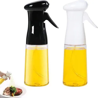 Obrázek produktu pro Sada rozprašovačů na olej a bylinky – na vaření, grilování a saláty – 2 ks (černá/bílá)
