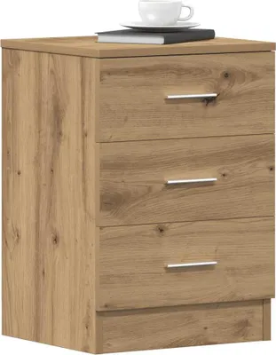 Immagine prodotto di vidaXL Comodino rovere Artisan 38x35x55 cm materiale a base di legno